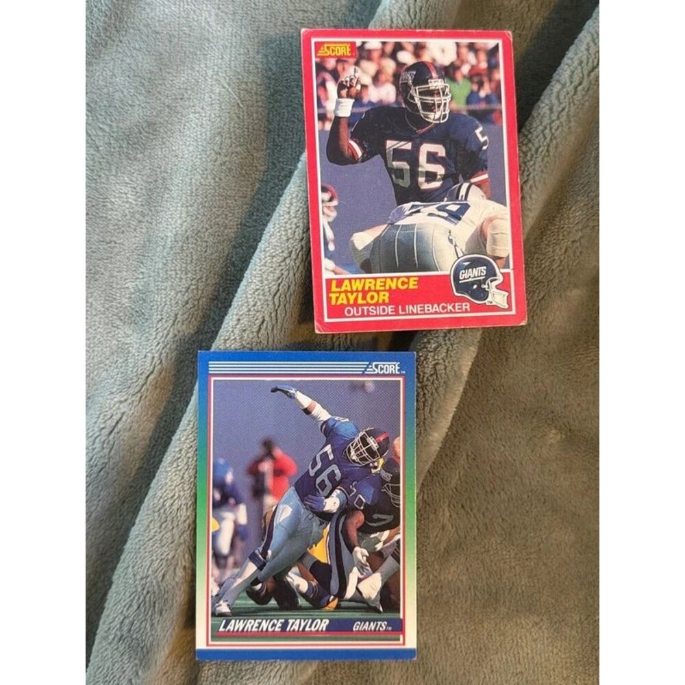 Lawrence Taylor NY Giants Trading Cards (2)